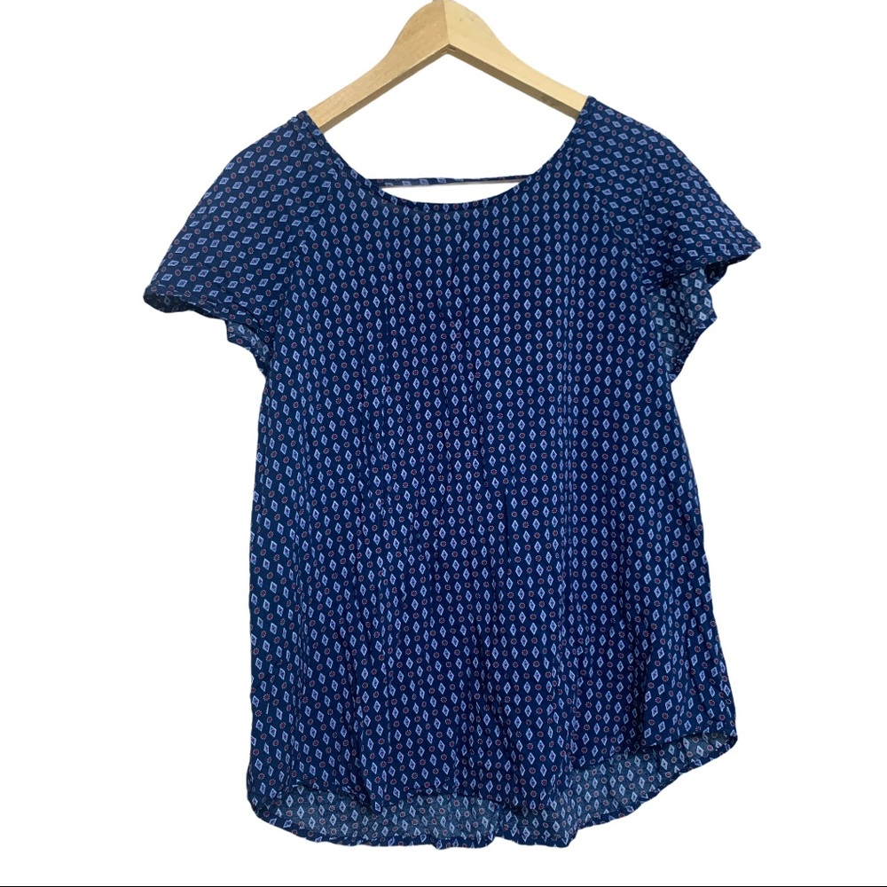 🔥$5 add - on George blue and red top open back